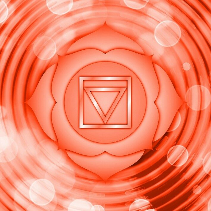 Red Circlle Image - Red Chakra Graphic
