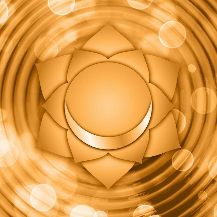 Orange Circlle Image - Orange Chakra Graphic