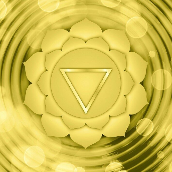 Yellow Circlle Image - Yellow Chakra Graphic