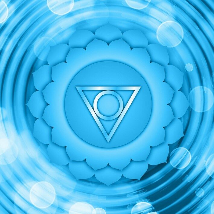 Blue Circlle Image - Blue Chakra Graphic