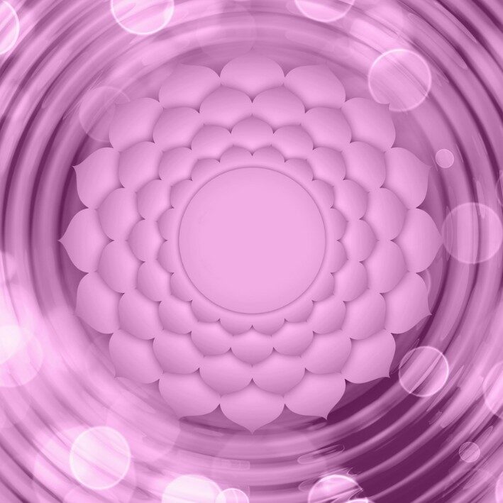 Purple Circlle Image - Purple Chakra Graphic