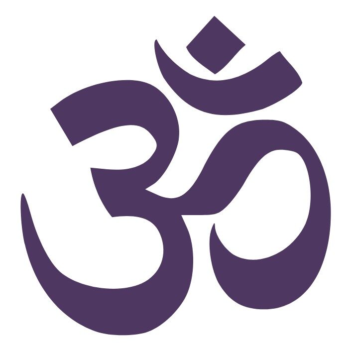 Purple OM Symbol reiki